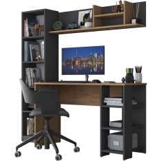 Hanah Home HA125 - 2699 opiskelupöytä ja kirjahylly