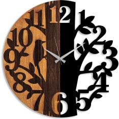 Wallxpert Wooden Clock 71 seinäkello