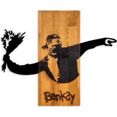 Wallxpert Banksy Flower Thrower seinäkoriste