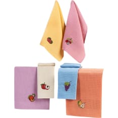 L'essentiel Fruits kitchen towel set, 6 pieces
