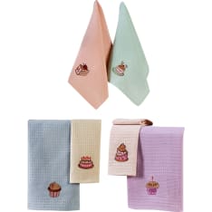 L'essentiel Cake 6-piece kitchen towel set