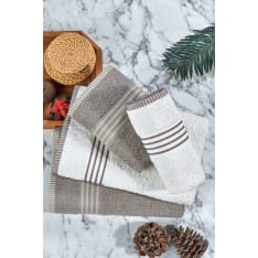 L'essentiel Oscar 4-piece towel set