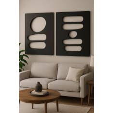 Wallxpert koristeellinen MDF-taulu 2 kpl