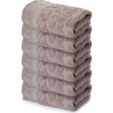L'essentiel Textured washcloth set, 6 pieces