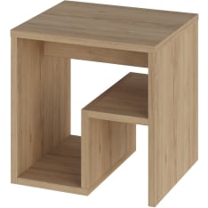 Hanah Home Bon Sapphire Oak side table