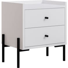 Hanah Home Malta Sapphire Oak nightstand