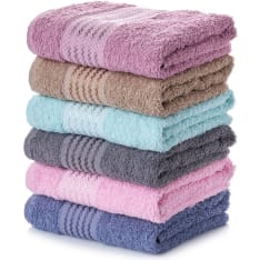 L'essentiel Figure hand towel set 6 pcs