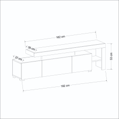Hanah Home Beliz TV stand