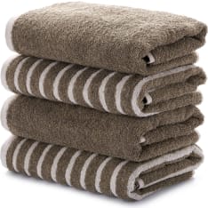 L'essentiel Stripe Melange hand towel set 4 pcs