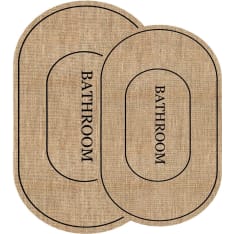 L'essentiel DC-8058 2-piece bath mat set