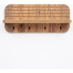 Hanah Home Artmtkwll9 Wenge wall shelf