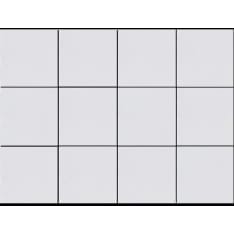 BIEN matta valkoinen 10x10 1,44m² keraaminen laatta