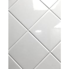 BIEN kiiltävä valkoinen 10x10 1,44m² keraaminen laatta