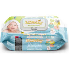 Whiteday Premium Baby Care Towel 120 pcs