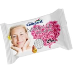 Ultra Compact Make-Up Wet Wipes Rose 25 kpl meikinpoistopyyhkeet