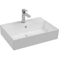 Isvea Purita Sharp 60x42 cm sink with faucet