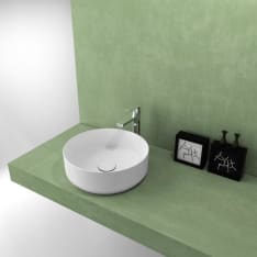 Isvea Infinity ø 36 cm round white basin