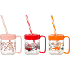 Patterned 20cl drinking glass
