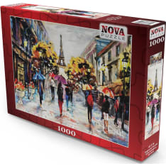 Nova Puzzle Eiffel Streets 1000p Jigsaw Puzzle