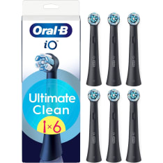 Oral-B iO Ultimate Clean replacement brush black, 6 pcs