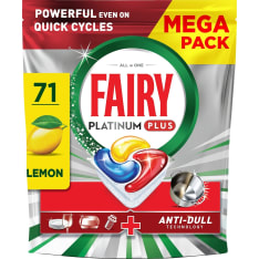 Fairy Platinum Plus All in One Anti-Dull 71 kpl konetiskitabletti