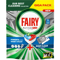 Fairy Platinum Plus All in One Deep Clean Fresh Herbal Breeze 71 kpl konetiskitabletti