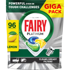 Fairy Platinum All in One Lemon 96 kpl konetiskitabletti