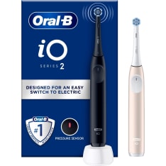 Oral-B iO2 Duo black/pink double-frame electric toothbrush
