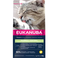 Eukanuba Cat Hairball Control 2 kg kissan kuivaruoka