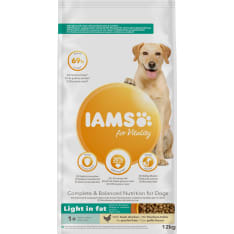 Iams Dog Adult Light in Fat 12 kg koiran kuivaruoka
