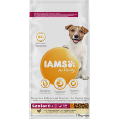 Iams Dog Senior Small & Medium 12 kg koiran kuivaruoka