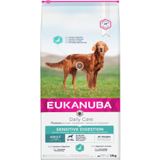 Eukanuba Dog Daily Care Sensitive Digestion 12 kg koiran kuivaruoka