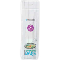 PerfectFit Bags,Code C,Comp.10-12L,10pcs - Green