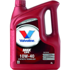 Valvoline MaxLife 10W-40 moottoriöljy 4L