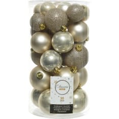 Decoris 30 pcs Christmas balls