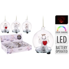 H&S led angel fir tree decoration