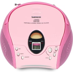 Lenco SCD-24 Portable FM radio with CD case