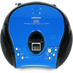Lenco SCD-24 Portable FM radio with CD case