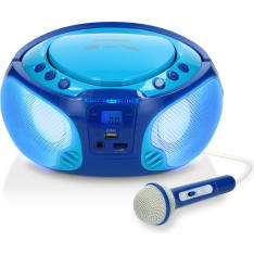 Lenco SCD-650 Kannettava FM-radio CD/MP3/USB-mikrofoni