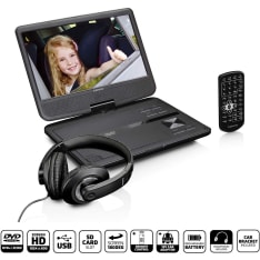 Lenco DVP-1010BK Portable 10" DVD player