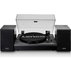 Lenco LS-300BK Bluetooth, record player and speakers