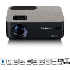 Lenco LPJ-700BKGY 720p LCD Projector