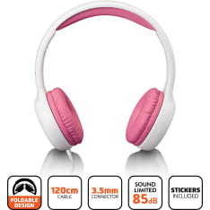 Lenco HP-010PK Children's headphones with hearing protection