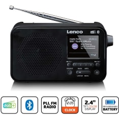 Lenco PDR-036 Kannettava DAB+ FM-radio Bluetoothilla