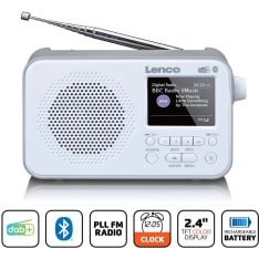 Lenco PDR-036 Portable DAB+ FM radio with Bluetooth