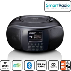 Lenco SCD-6000BK Portable internet radio
