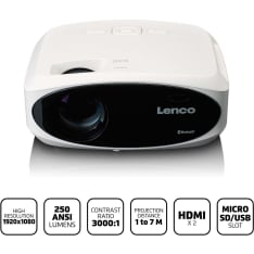 Lenco LPJ-900WH Full HD LCD Projector