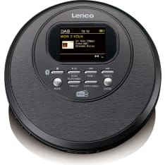 Lenco CD-500BK portable MP3 and CD player