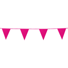 Fuchsia sparkling streamer