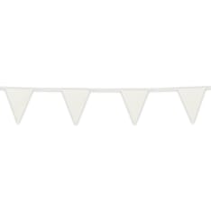 White sparkling streamer
